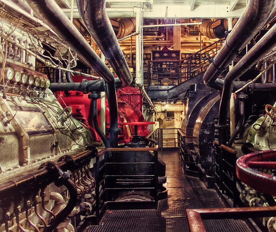 The Queen Mary Engine Room